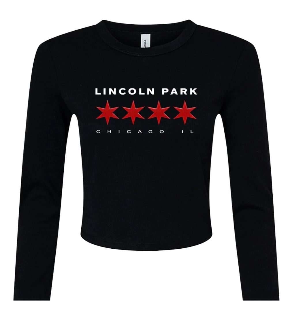 LINCOLN PARK WOMEN'S LONG SLEEVE BABY TEE