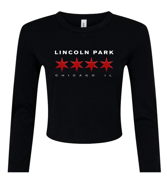 LINCOLN PARK WOMEN'S LONG SLEEVE BABY TEE