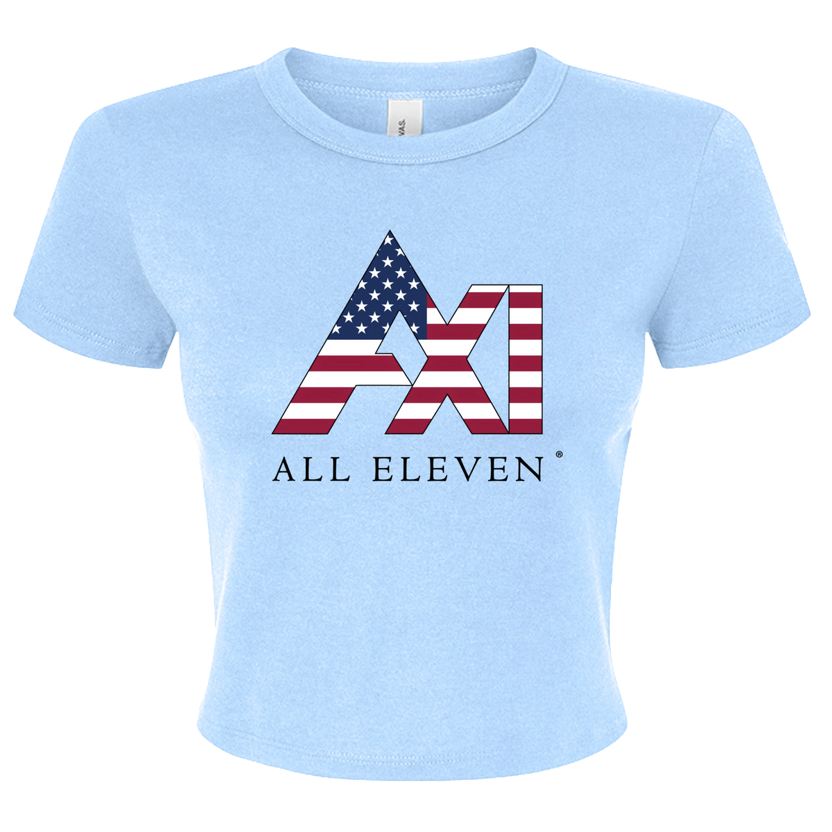 USA WOMEN'S BABY TEE 2.0